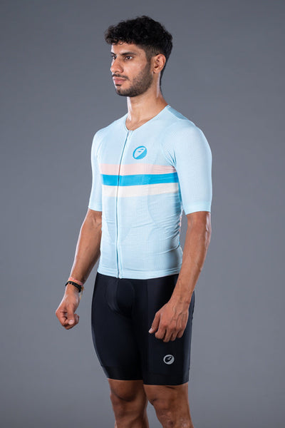 Apace Elite Fit Unisex Cycling Jersey - Ice - Cyclop.in