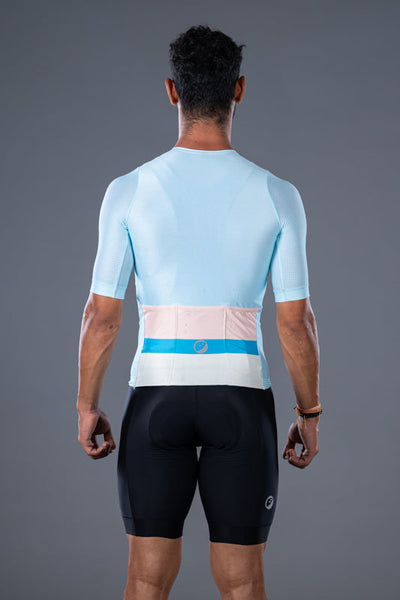 Apace Elite Fit Unisex Cycling Jersey - Ice - Cyclop.in