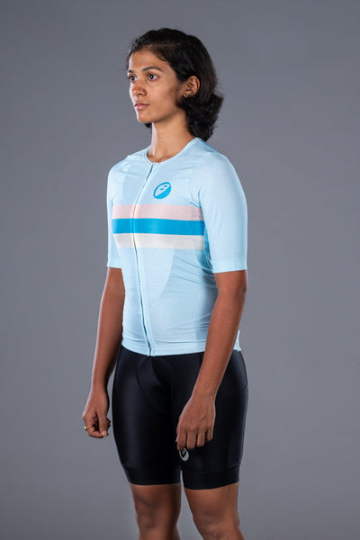 Apace Elite Fit Unisex Cycling Jersey - Ice - Cyclop.in