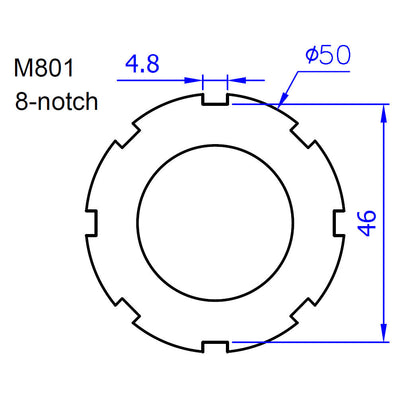 Icetoolz M801 Lockring For Bosch Active / Performance Line - Cyclop.in