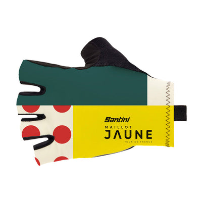 Santini TDF Maillot Jaune Combo Glove - Print - Cyclop.in