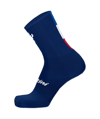 Santini Mj Bonette Socks - Blue - Cyclop.in