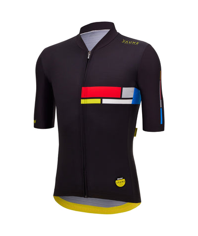 Santini TDF Alpe D'Huez Jersey - Print - Cyclop.in