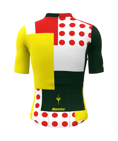 Santini TDF Mj Combo Jersey - Print - Cyclop.in