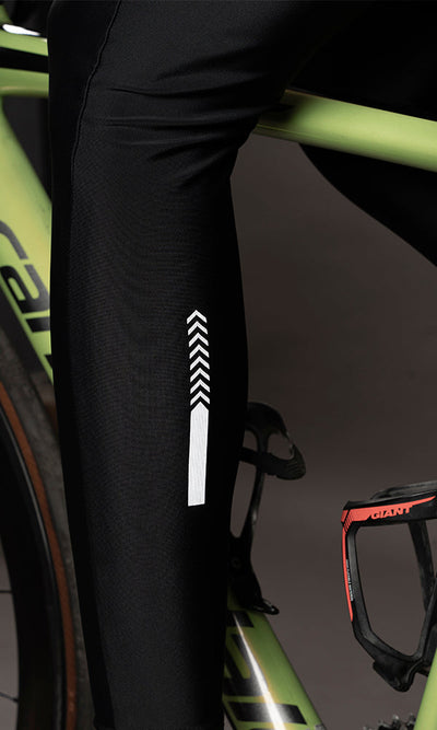 Apace Blade Men's Full-Length Cycling Tights - Black - Cyclop.in