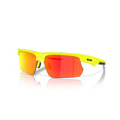 Oakley BiSphaera Prizm Ruby Lenses, Matte Tennis Ball Yellow/Celeste Neuron Frame - Cyclop.in