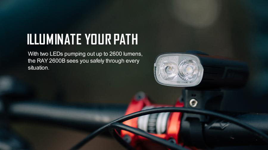 Magicshine RAY 2600B Front Light With Remote - 2600 Lumens - Cyclop.in