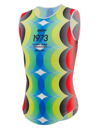 Santini UCI Barcelona 1973 Baselayer - Print - Cyclop.in