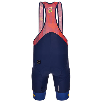 Santini Tour De France Bologna Bibshorts - Navy Blue - Cyclop.in