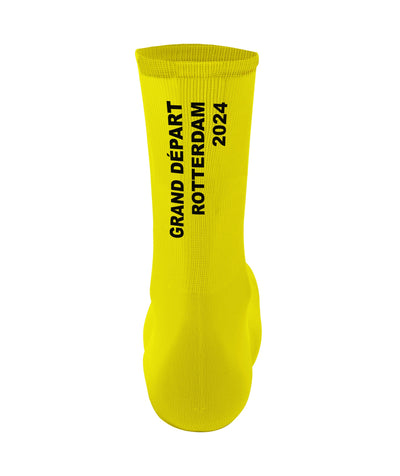 Santini TDF Rotterdam Socks - Yellow - Cyclop.in