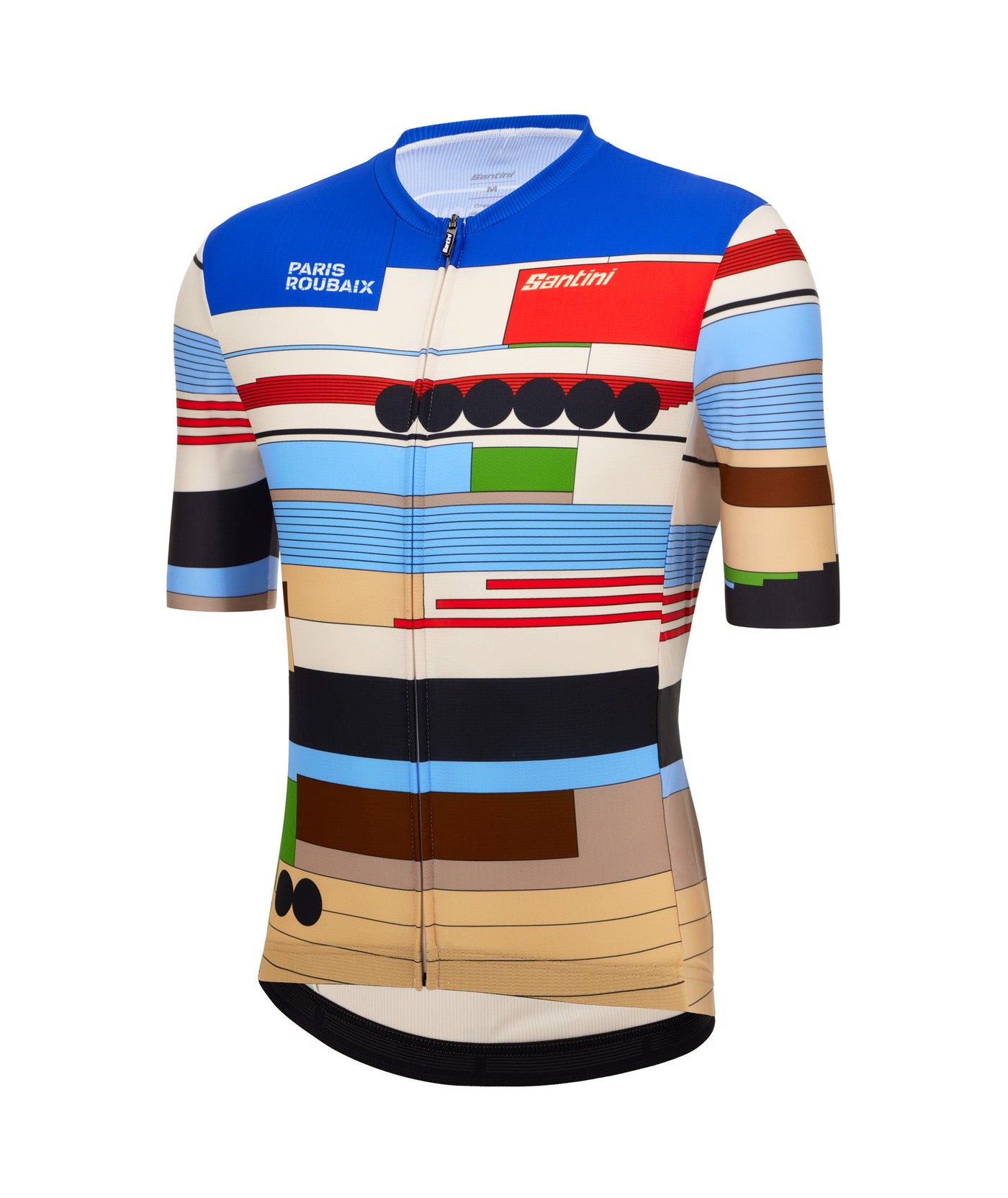 Santini Paris Roubaix Jersey - Print - Cyclop.in