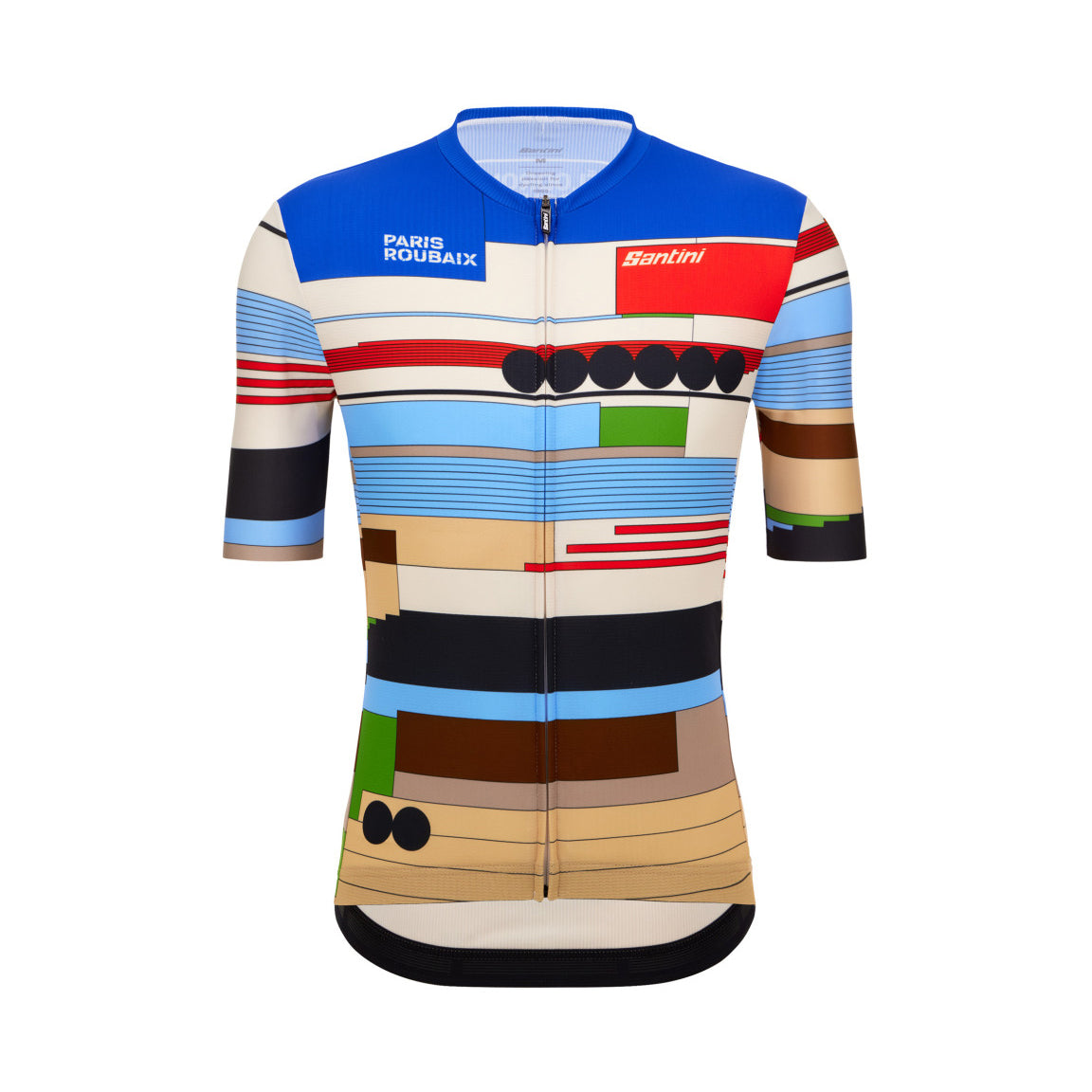 Santini Paris Roubaix Jersey - Print - Cyclop.in