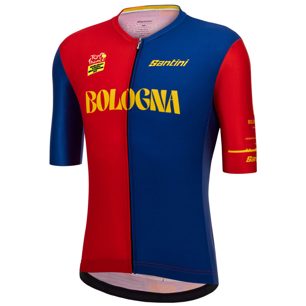 Santini Tour De France Bologna Jersey - Print - Cyclop.in