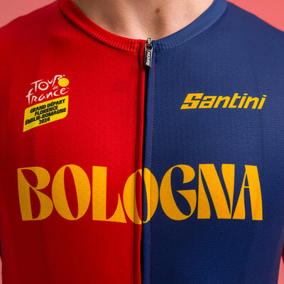 Santini Tour De France Bologna Jersey - Print - Cyclop.in