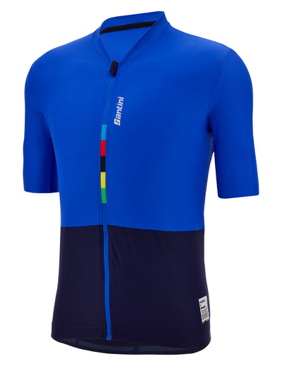 Santini UCI Riga Jersey - Royal Blue - Cyclop.in