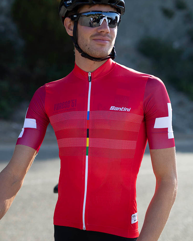 Santini Atom Lightweight ジャージ size:L レッド Santini Atom Lightweight ジャージ size:L レッド