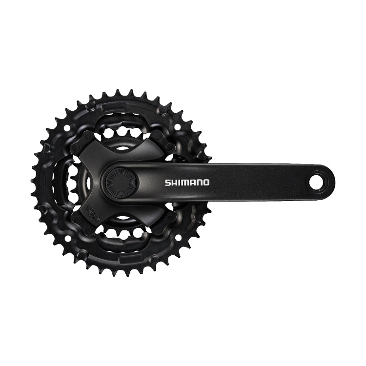 Shimano FC-TY301 Tourney Crankset - 6/7/8-Speed, 150MM - Cyclop.in