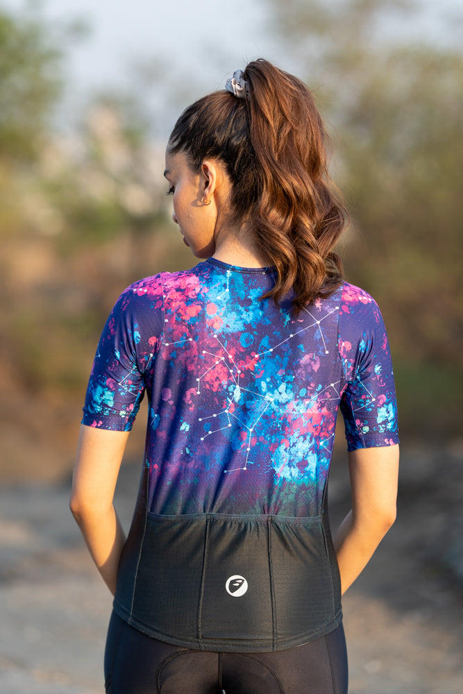 Apace Cycling Jersey | Race-fit | Womens | Constellation - Cyclop.in