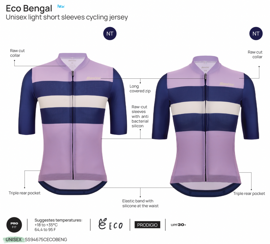 Santini Bengal Unisex Jersey - Cyclop.in