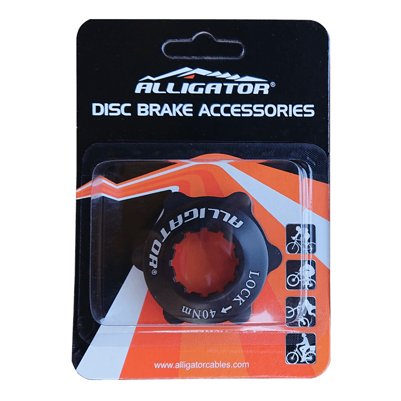 Alligator Brake Disc Center Lock Adapter With Ring For 6 Holes Rotor - Cyclop.in
