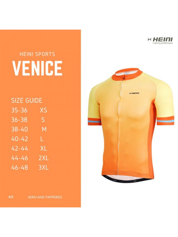Heini Venice 432 Men's Half Sleeves Jersey - Cyclop.in