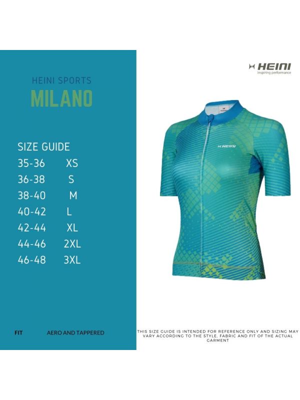 Heini Milano 335 Women's Half Sleeves Jersey - Cyclop.in