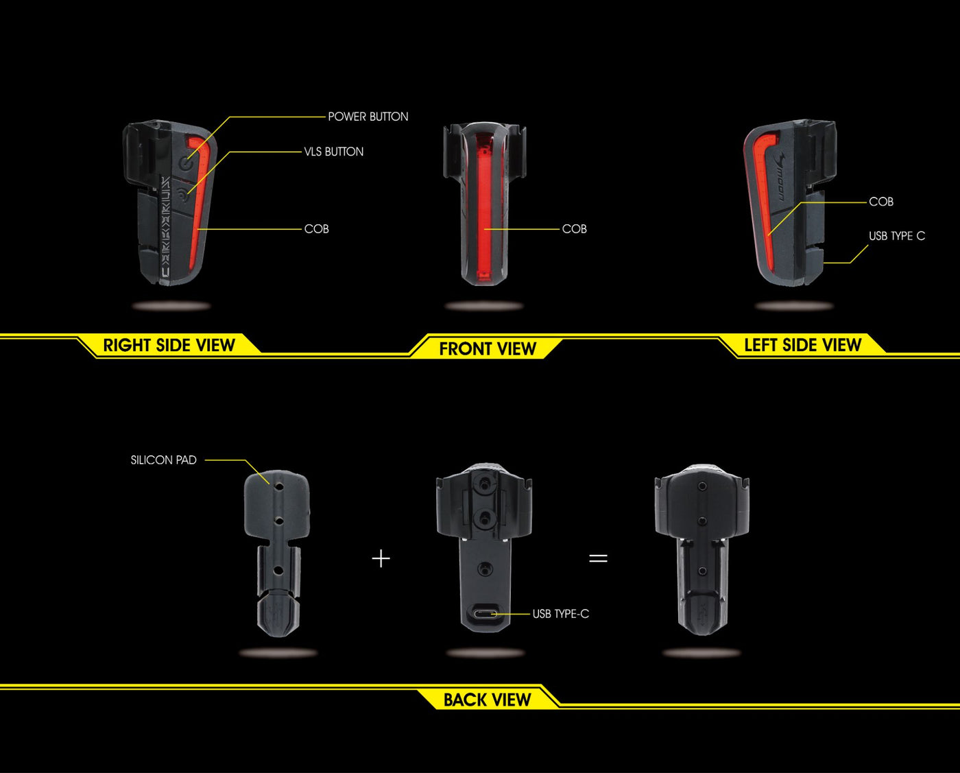 Moon Cerberus Rear Light - Cyclop.in