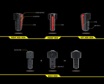 Moon Cerberus Rear Light - Cyclop.in