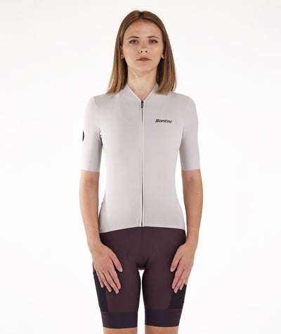 Santini T.Nova Stone Uni Jersey - Beige - Cyclop.in