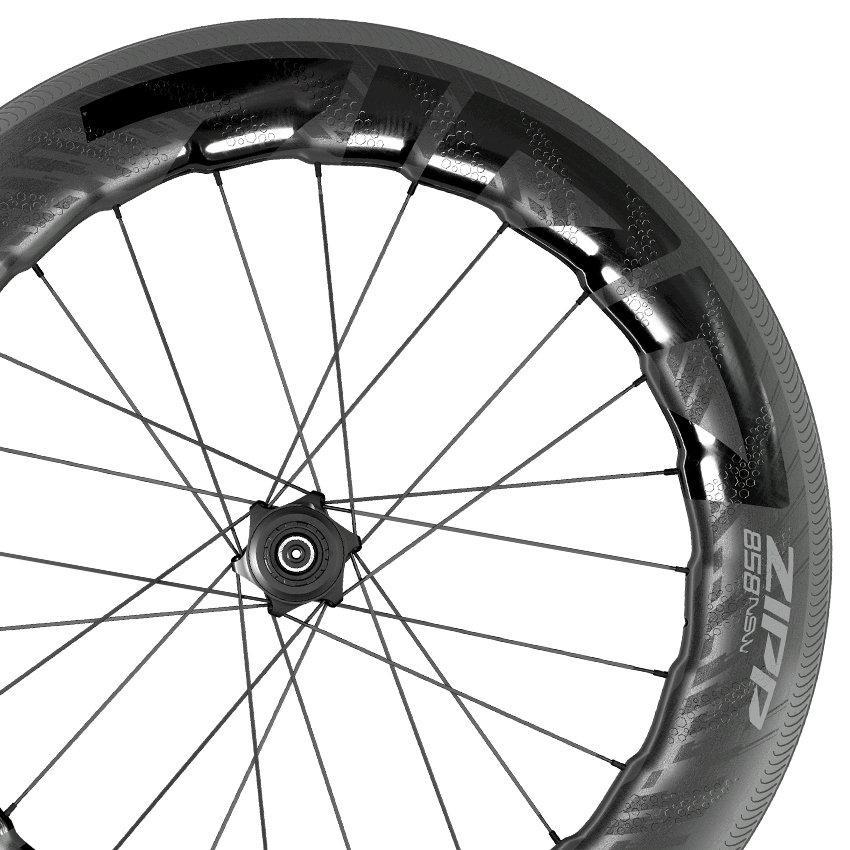 Zipp Wheels 858 NSW Carbon Clincher Tlr Rear 11 Speed Sram/Shimano - Cyclop.in