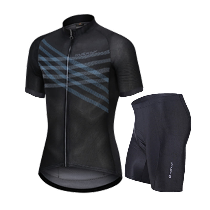 Nuckily Mycycology MH018SS-NS355 Half Sleeves Jersey and Gel Padded Shorts - Cyclop.in