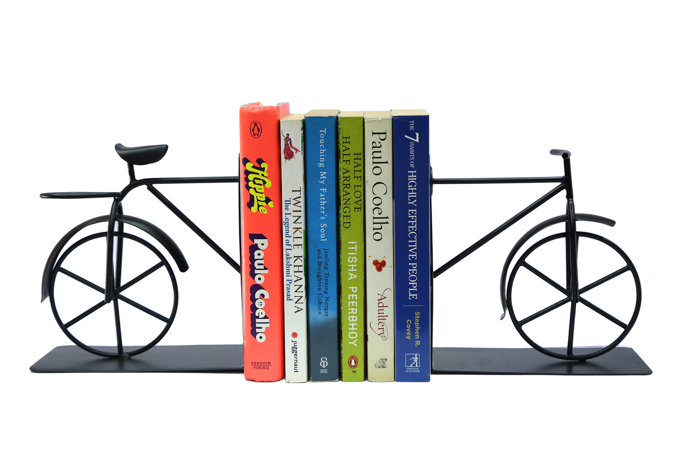 Metal Cycle Bookend - Cyclop.in