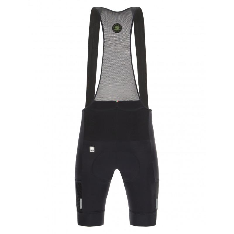 Santini Gravel Bibshorts - Black - Cyclop.in