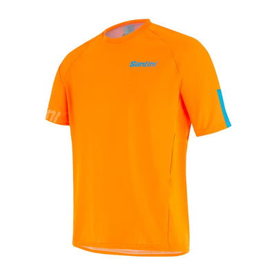 Santini Sasso MTB Jersey (Flashy Orange) - Cyclop.in
