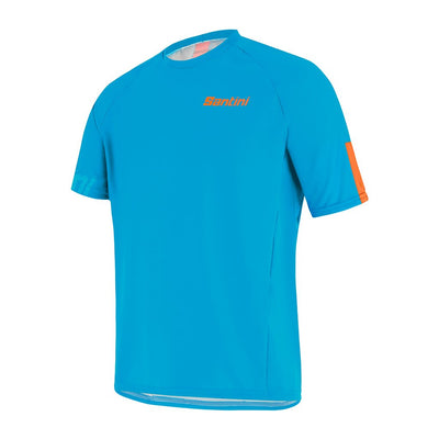 Santini Sasso Mtb Jersey (Turquoise) - Cyclop.in