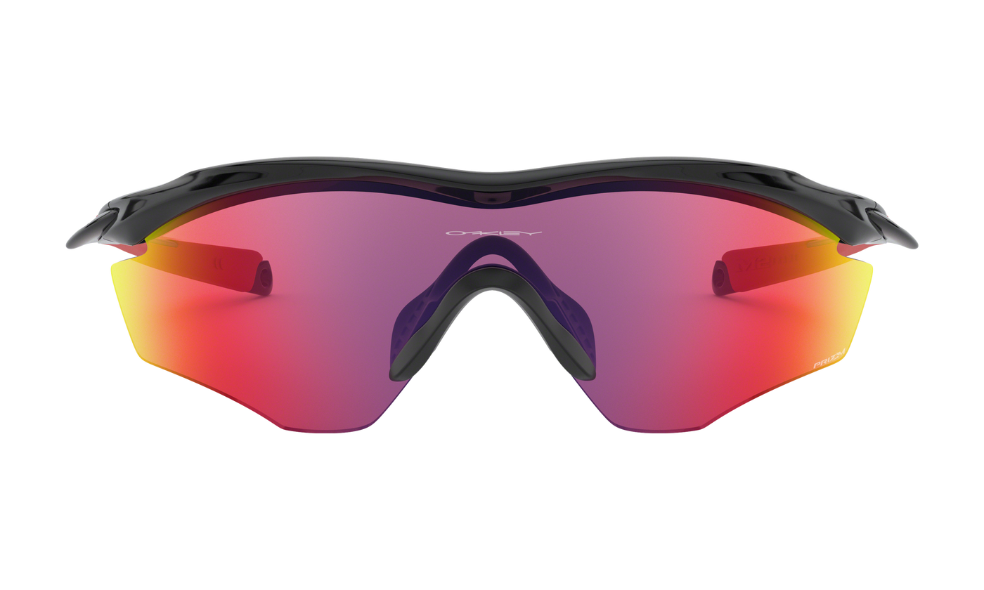 Oakley M2 Frame XL Polished Black with Prizm Road - Cyclop.in