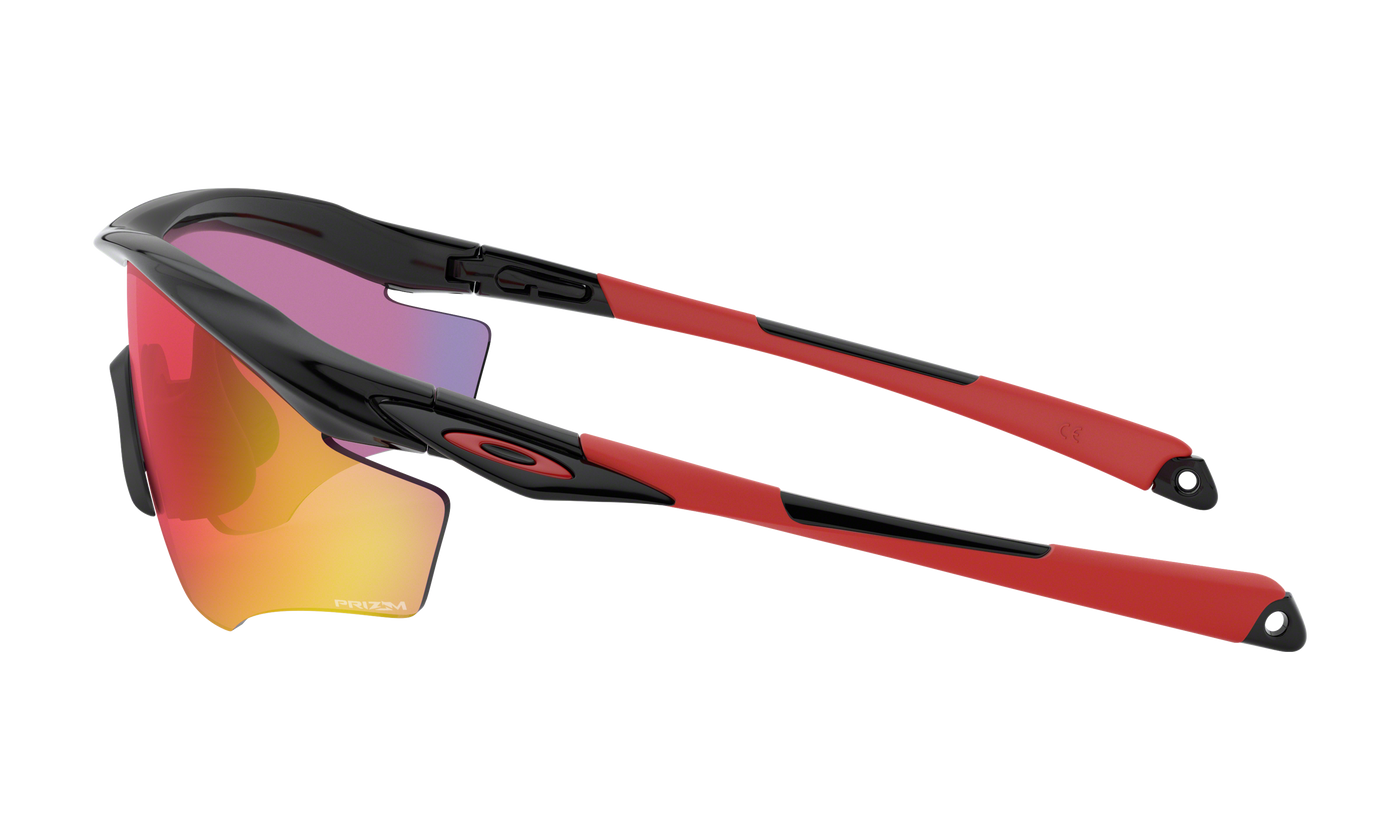 Oakley M2 Frame XL Polished Black with Prizm Road - Cyclop.in