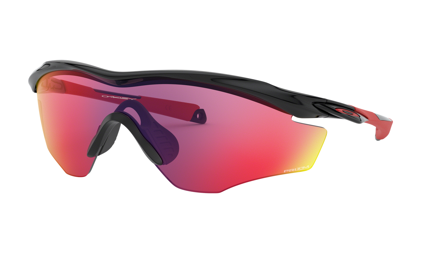 Oakley M2 Frame XL Polished Black with Prizm Road - Cyclop.in