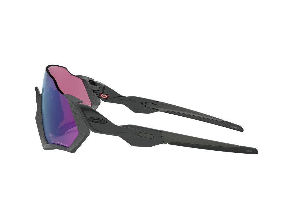 Oakley Flight Jacket Matte Steel with Prizm Road Jade - Cyclop.in