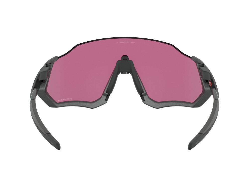 Oakley Flight Jacket Matte Steel with Prizm Road Jade - Cyclop.in