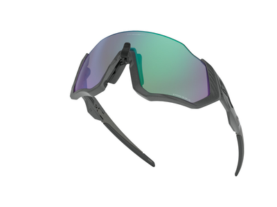 Oakley Flight Jacket Matte Steel with Prizm Road Jade - Cyclop.in