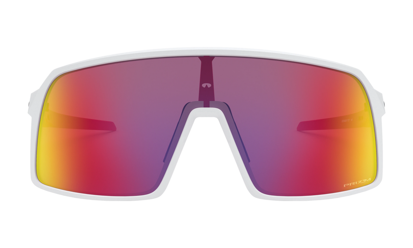 Oakley Sutro Matte White/Pink with Prizm Road - Cyclop.in