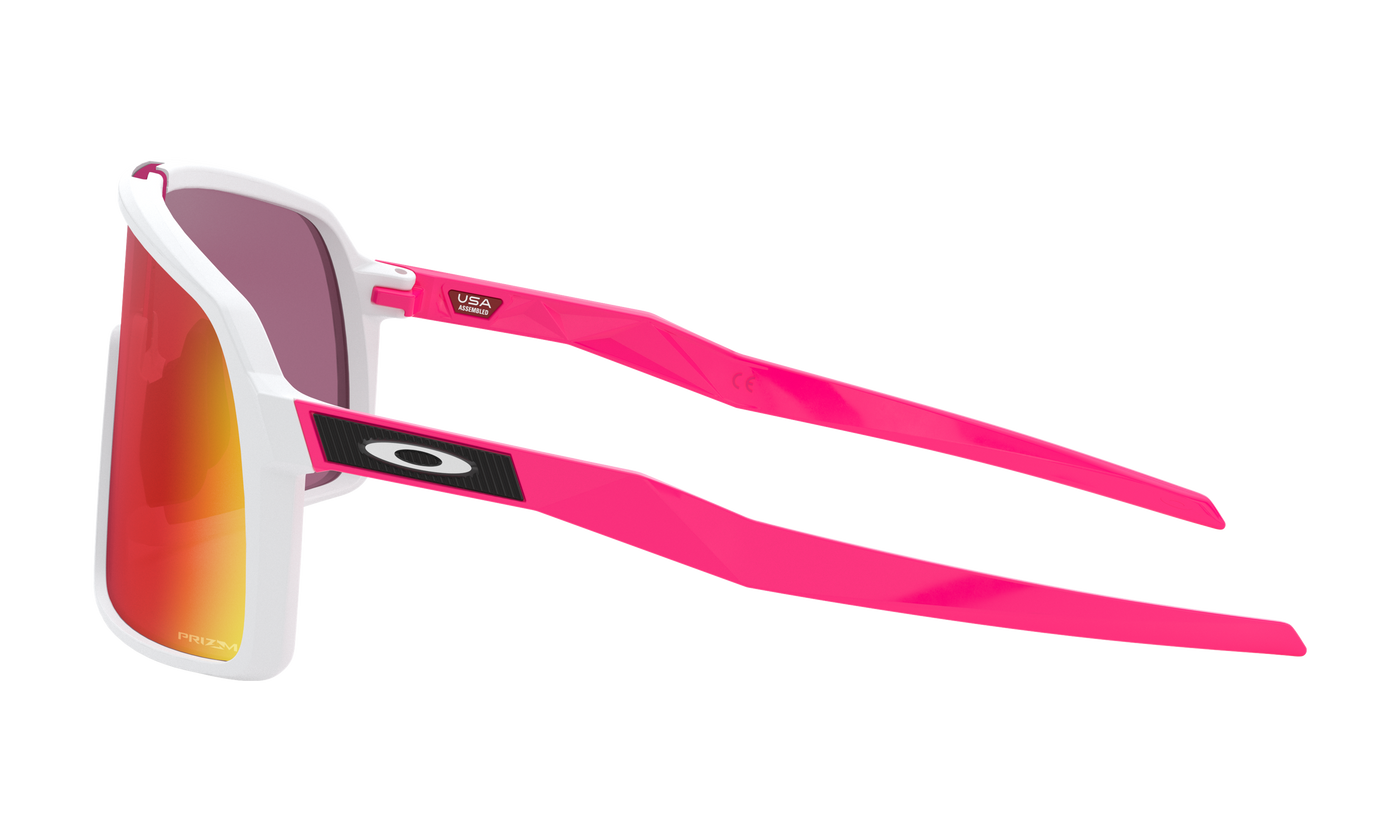 Oakley Sutro Matte White/Pink with Prizm Road - Cyclop.in