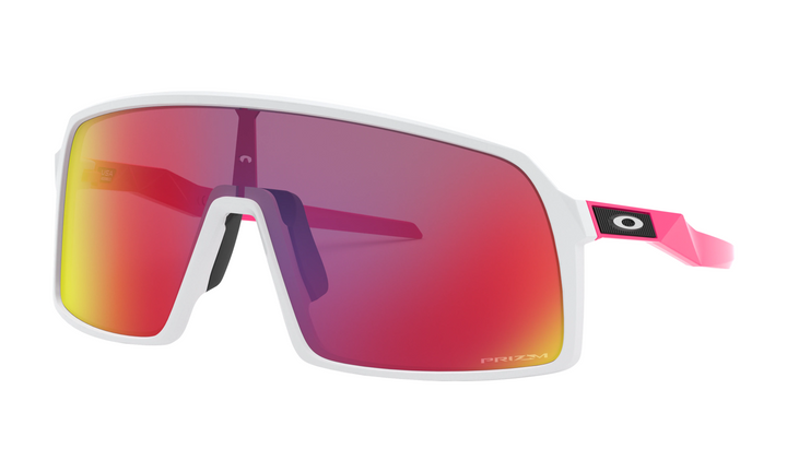 Buy Oakley Sutro Matte White/Pink with Prizm Road | Cyclop.in