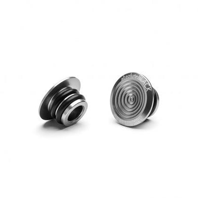 Absolute MTB Aluminium Bar Plugs - Grey - Cyclop.in