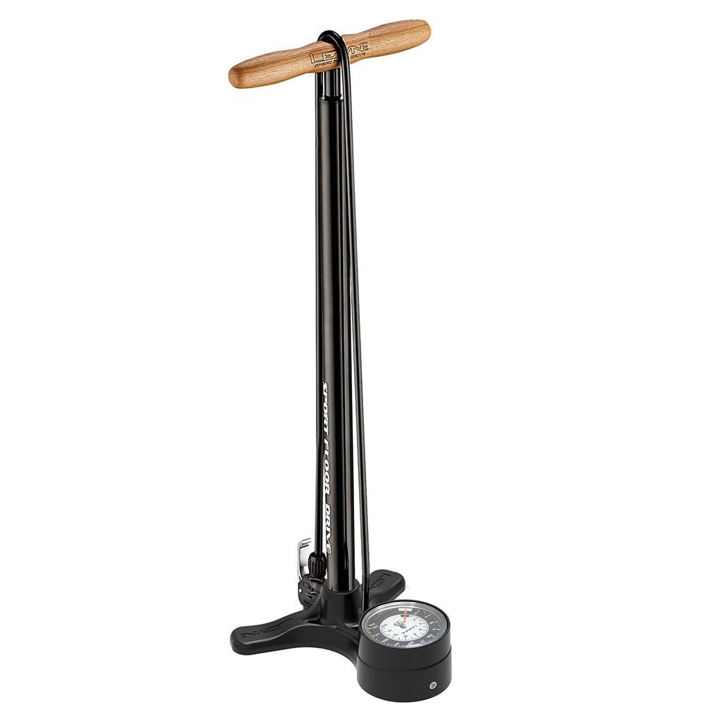 Lezyne Sport Drive 2.5 Dual Valve Floor Pump - Black - Cyclop.in