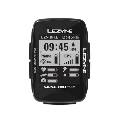 Lezyne Macro Plus GPS Bike Computer - Cyclop.in