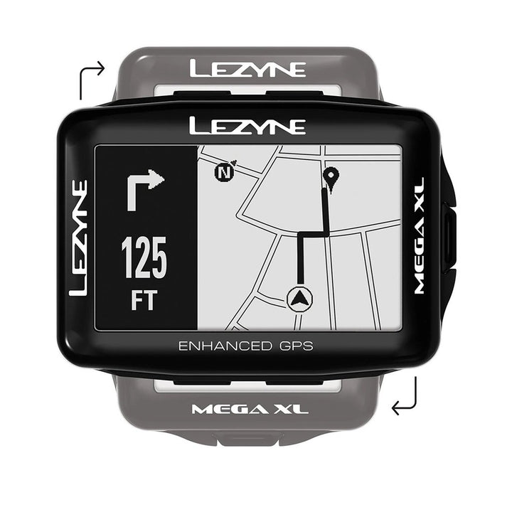 Buy Lezyne Mega XL GPS Bike Computer | Cyclop.in