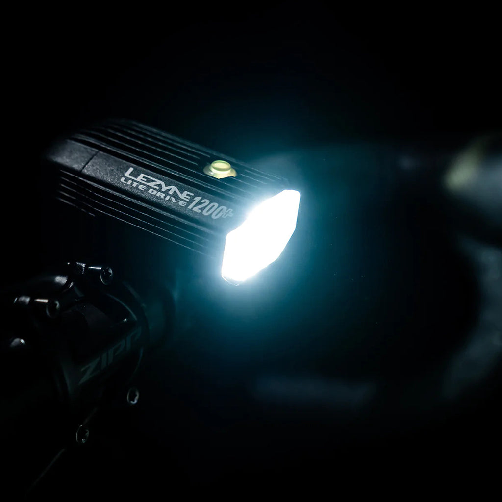 Lezyne Lite Drive 1200+ Front Light 1200 Lumens - Black - Cyclop.in