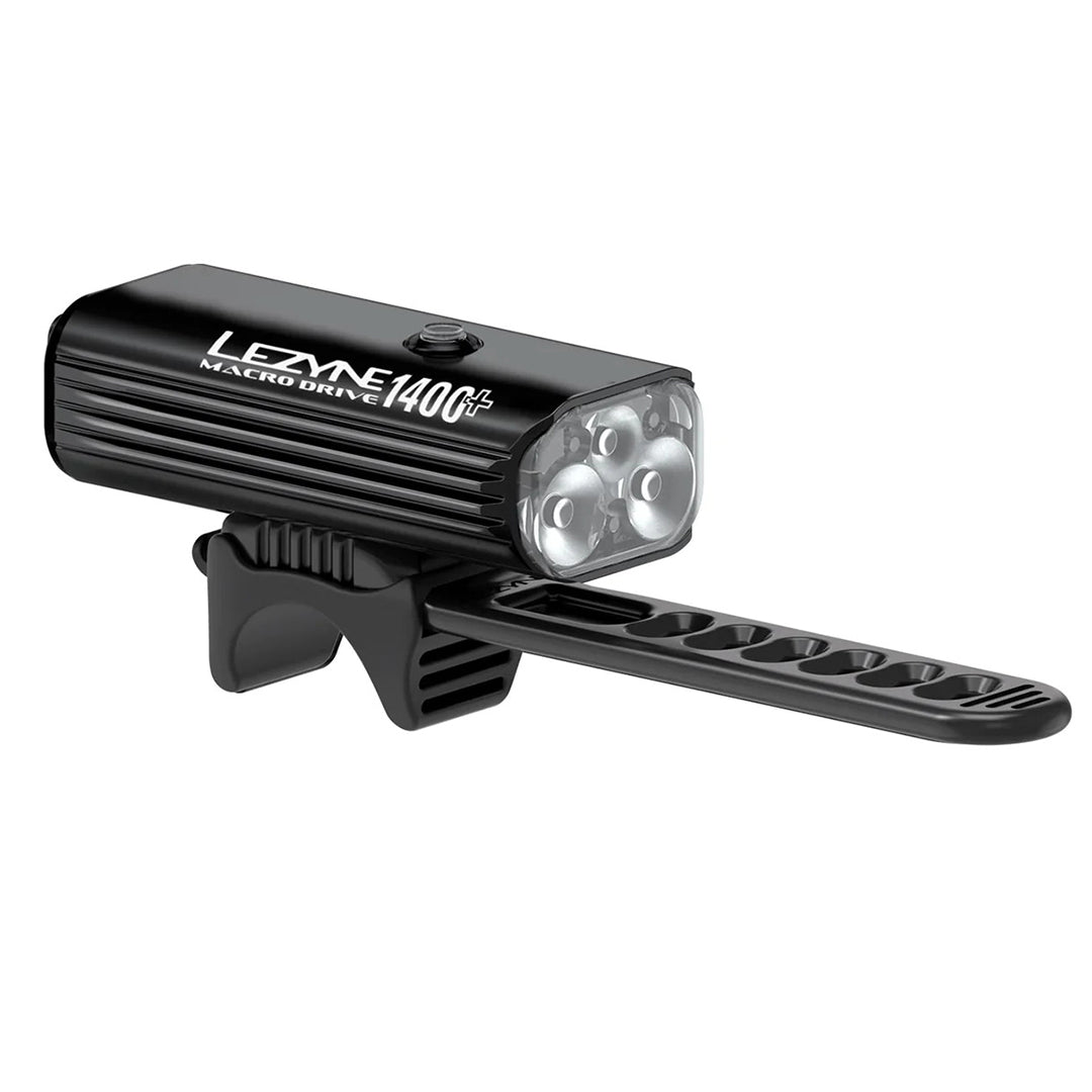 Lezyne Macro Drive 1400+ Front Light - Black - Cyclop.in